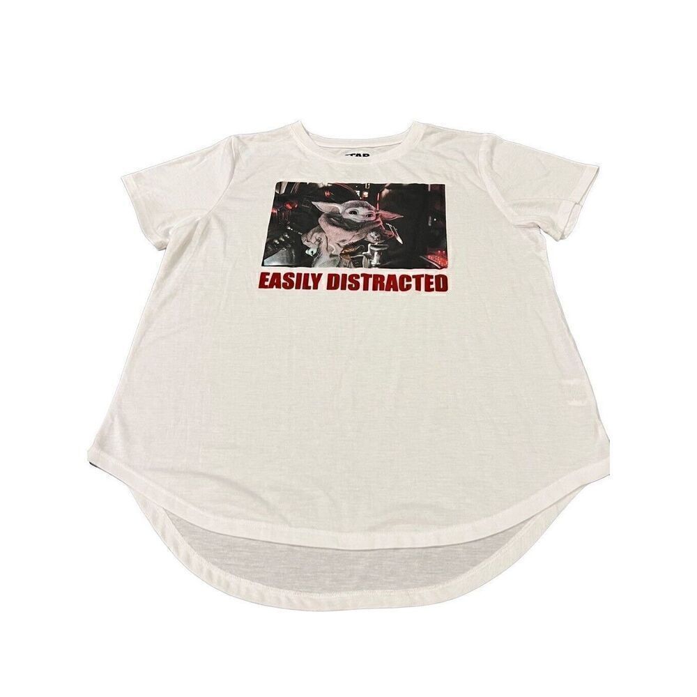 Star Wars baby YODA easily distracted tee
